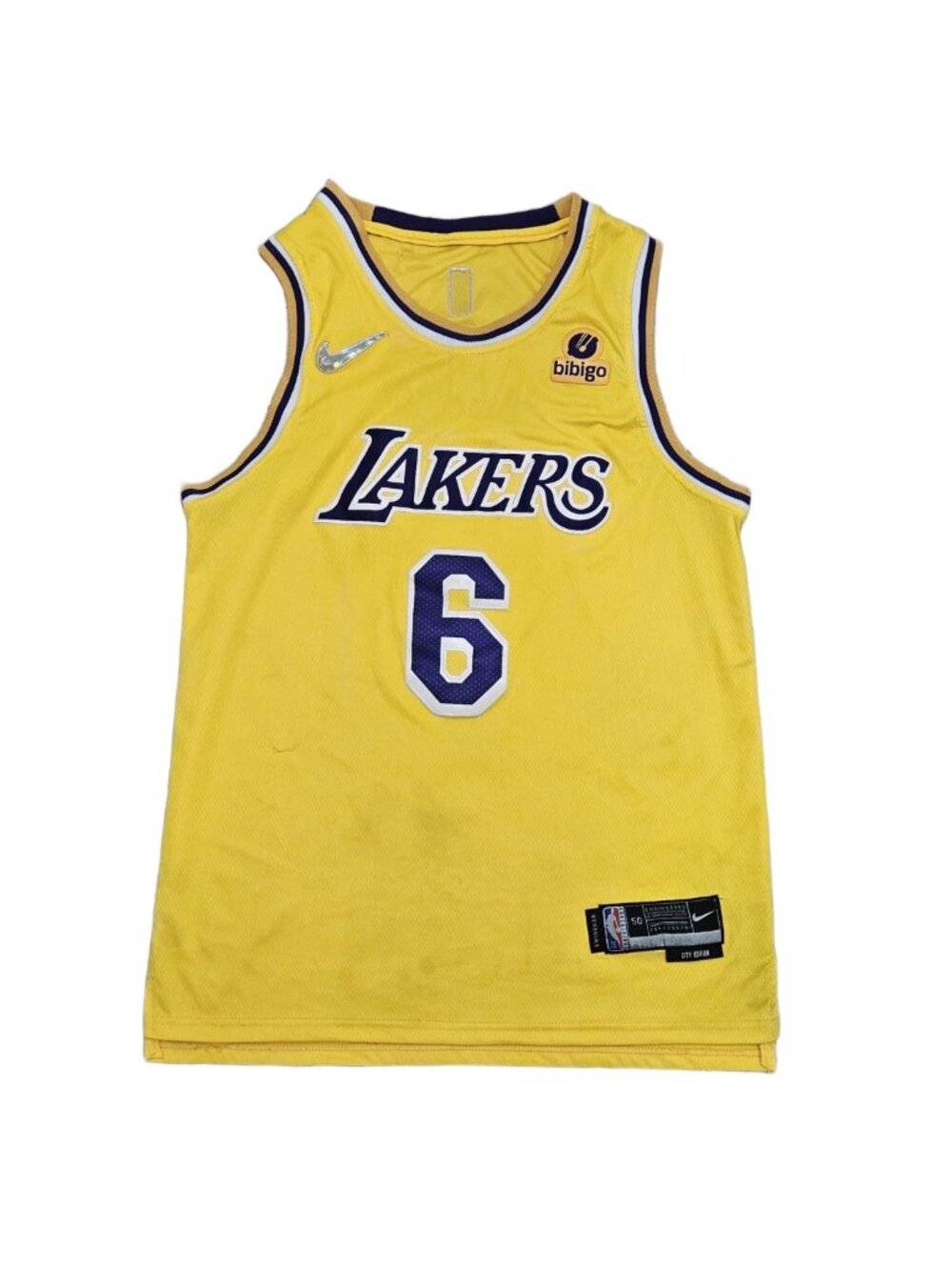 Nike Lakers LeBron James #6 NBA Jersey Men's L / 50